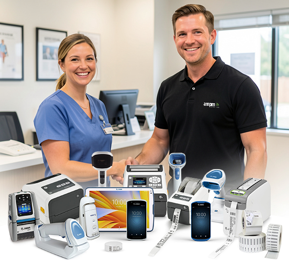 Healthcare technology devices with care team